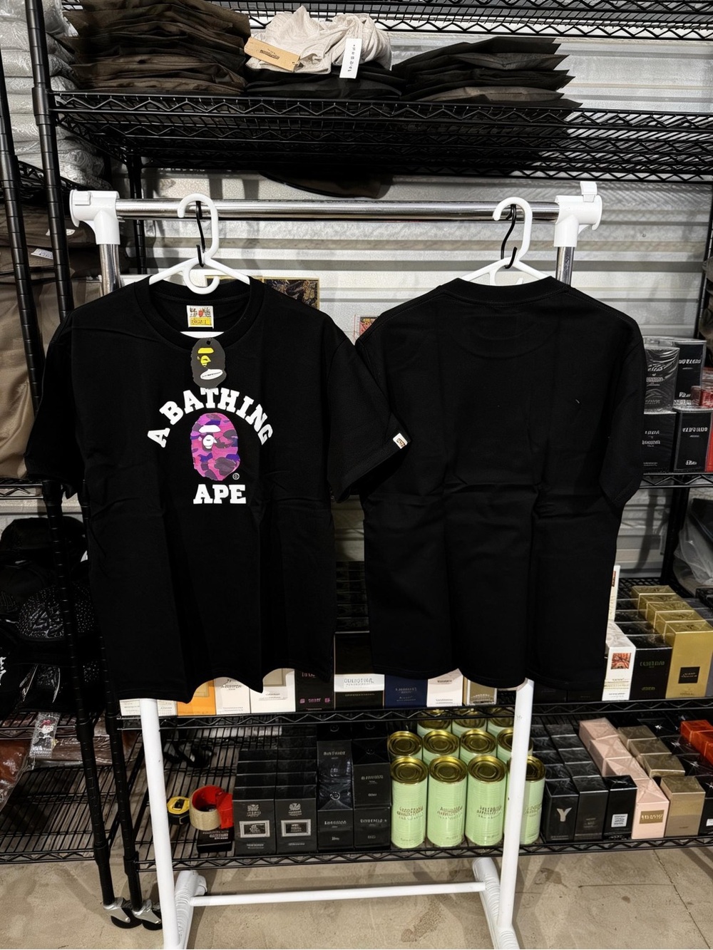 BAPE Black Graphic Logo Tee